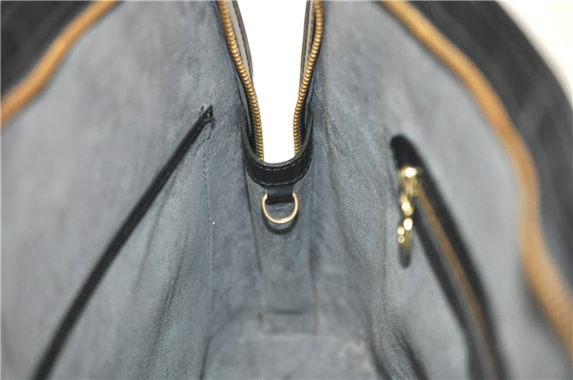 Authentic Louis Vuitton Epi Russac Shoulder Bag M52282 Black LV 6978D