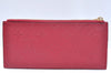Auth Louis Vuitton Monogram Empreinte Pouch Portefeuille Curieuse Purple 6979I