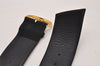 Authentic Christian Dior Belt Suede Leather Size 75cm 29.5inches Black CD 6980I