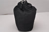 Authentic Christian Dior Maris Pearl Shoulder Hand Bag Purse Nylon Black 6981I