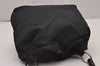 Authentic Christian Dior Maris Pearl Shoulder Hand Bag Purse Nylon Black 6981I