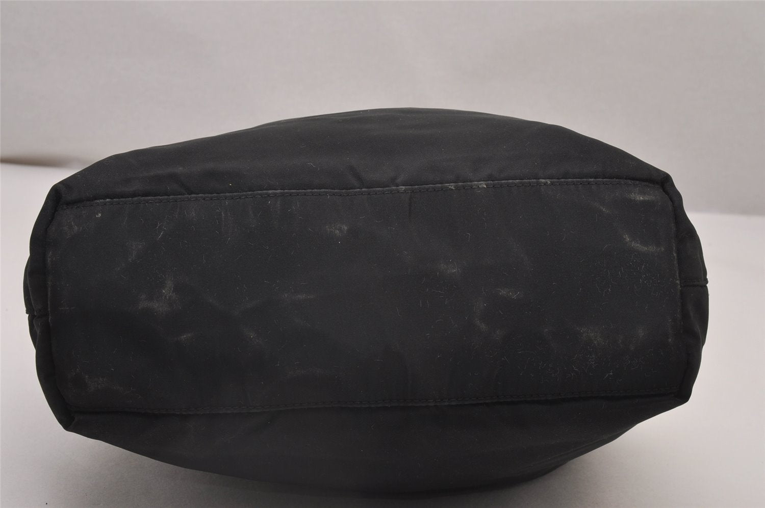 Authentic Christian Dior Maris Pearl Shoulder Hand Bag Purse Nylon Black 6981I