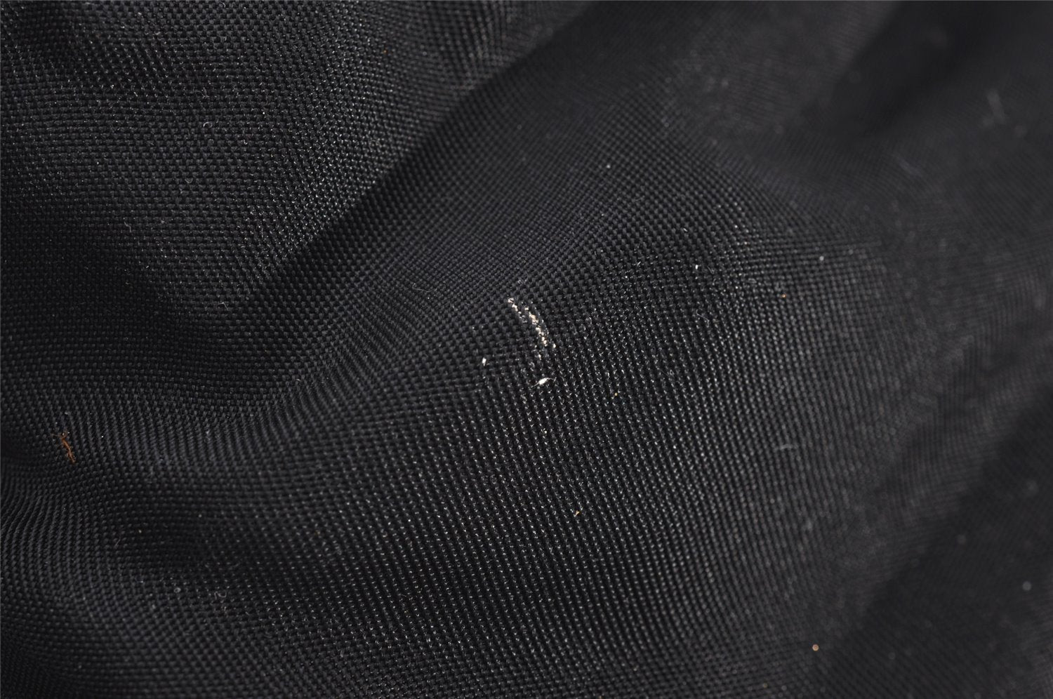 Authentic Christian Dior Maris Pearl Shoulder Hand Bag Purse Nylon Black 6981I