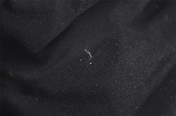 Authentic Christian Dior Maris Pearl Shoulder Hand Bag Purse Nylon Black 6981I