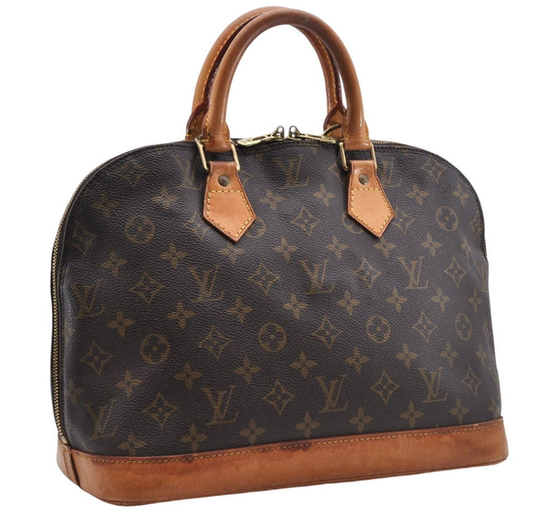Authentic Louis Vuitton Monogram Alma Hand Bag M51130 LV 6982D