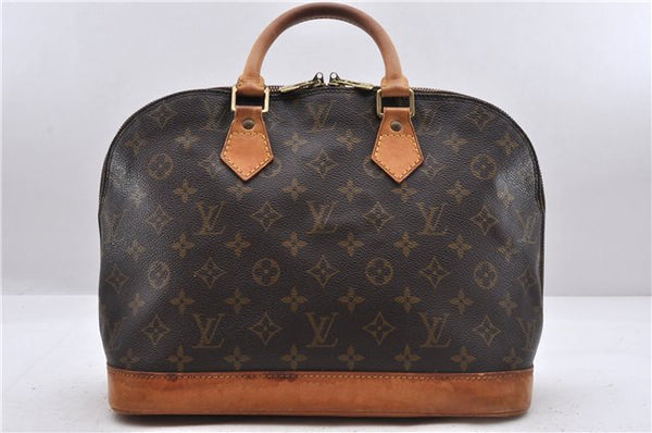 Authentic Louis Vuitton Monogram Alma Hand Bag M51130 LV 6982D