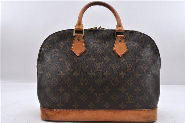 Authentic Louis Vuitton Monogram Alma Hand Bag M51130 LV 6982D