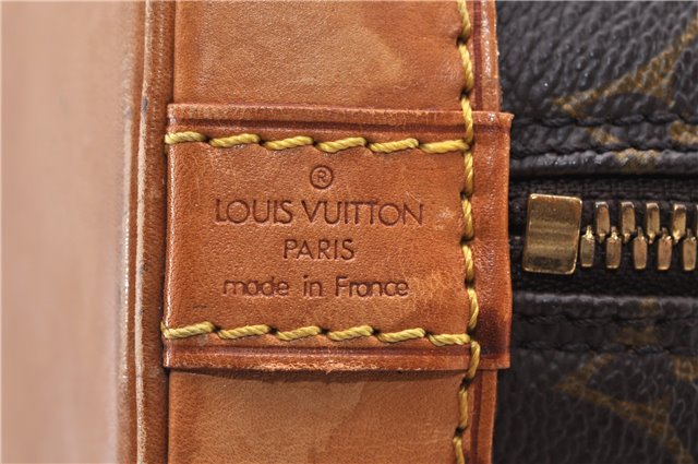 Authentic Louis Vuitton Monogram Alma Hand Bag M51130 LV 6982D