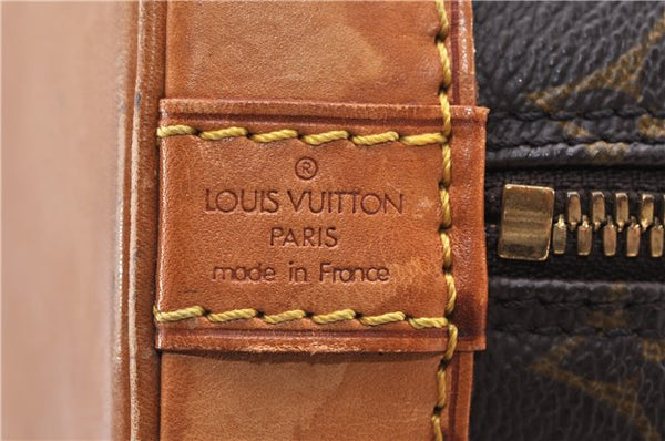 Authentic Louis Vuitton Monogram Alma Hand Bag M51130 LV 6982D