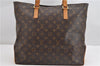 Authentic Louis Vuitton Monogram Cabas Mezzo Shoulder Tote Bag M51151 LV 6982F