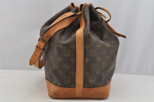 Authentic Louis Vuitton Monogram Noe Shoulder Drawstring Bag M42224 LV 6982I