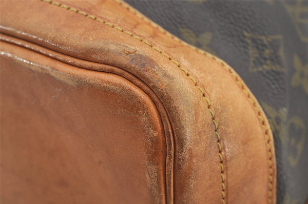 Authentic Louis Vuitton Monogram Noe Shoulder Drawstring Bag M42224 LV 6982I