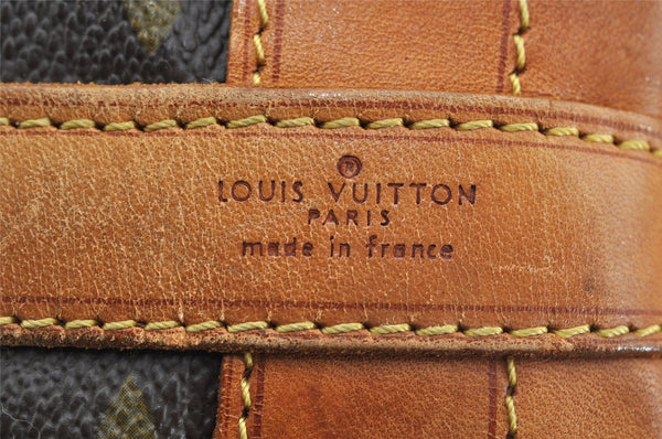 Authentic Louis Vuitton Monogram Noe Shoulder Drawstring Bag M42224 LV 6982I