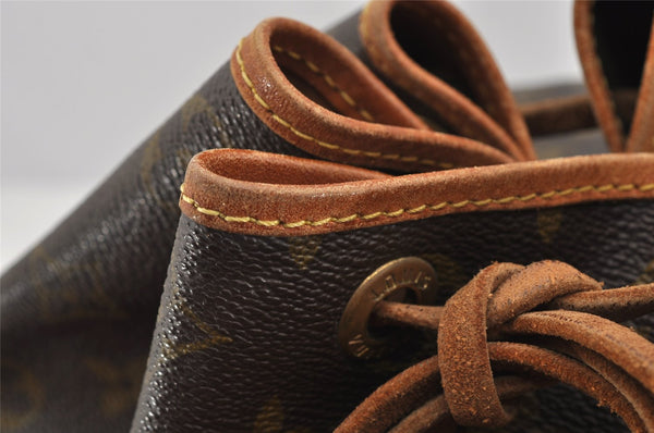 Authentic Louis Vuitton Monogram Noe Shoulder Drawstring Bag M42224 LV 6982I