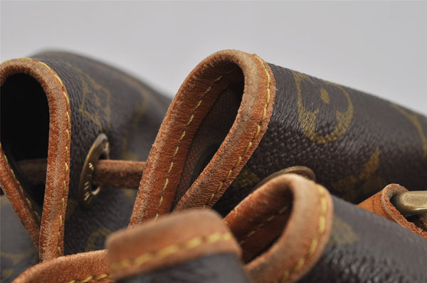 Authentic Louis Vuitton Monogram Noe Shoulder Drawstring Bag M42224 LV 6982I