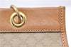 Authentic CELINE Macadam Blason Pattern Hand Bag Purse PVC Leather Beige 6983C
