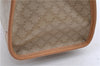Authentic CELINE Macadam Blason Pattern Hand Bag Purse PVC Leather Beige 6983C