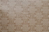 Authentic CELINE Macadam Blason Pattern Hand Bag Purse PVC Leather Beige 6983C