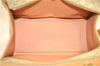Authentic CELINE Macadam Blason Pattern Hand Bag Purse PVC Leather Beige 6983C