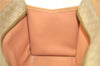 Authentic CELINE Macadam Blason Pattern Hand Bag Purse PVC Leather Beige 6983C