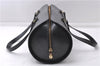 Authentic Louis Vuitton Epi Soufflot Black Hand Bag M52222 LV 6983D