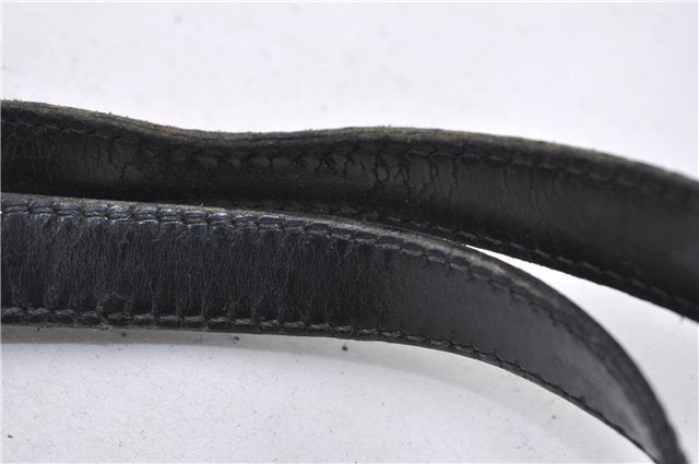 Authentic Louis Vuitton Epi Soufflot Black Hand Bag M52222 LV 6983D