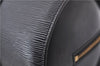 Authentic Louis Vuitton Epi Soufflot Black Hand Bag M52222 LV 6983D