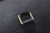 Authentic Louis Vuitton Epi Soufflot Black Hand Bag M52222 LV 6983D