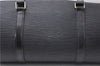 Authentic Louis Vuitton Epi Soufflot Black Hand Bag M52222 LV 6983D