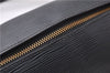 Authentic Louis Vuitton Epi Soufflot Black Hand Bag M52222 LV 6983D