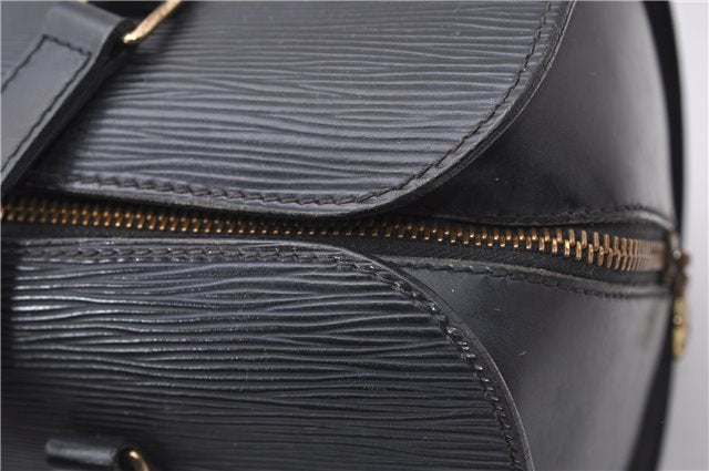 Authentic Louis Vuitton Epi Soufflot Black Hand Bag M52222 LV 6983D