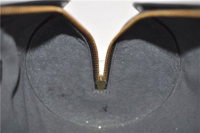 Authentic Louis Vuitton Epi Soufflot Black Hand Bag M52222 LV 6983D