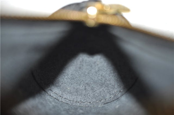 Authentic Louis Vuitton Epi Soufflot Black Hand Bag M52222 LV 6983D