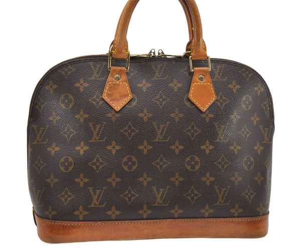 Authentic Louis Vuitton Monogram Alma Hand Bag M51130 LV 6992D