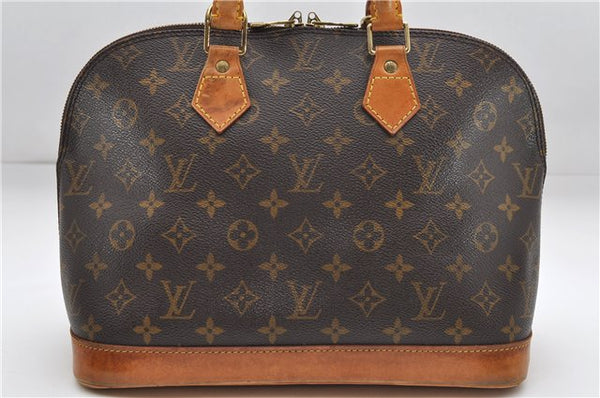 Authentic Louis Vuitton Monogram Alma Hand Bag M51130 LV 6992D