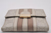 Authentic GUCCI Guccissima GG Leather Bifold Wallet Purse 150673 White 6992I