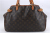 Authentic Louis Vuitton Monogram Batignolles Horizontal Tote Bag M51154 LV 6993D