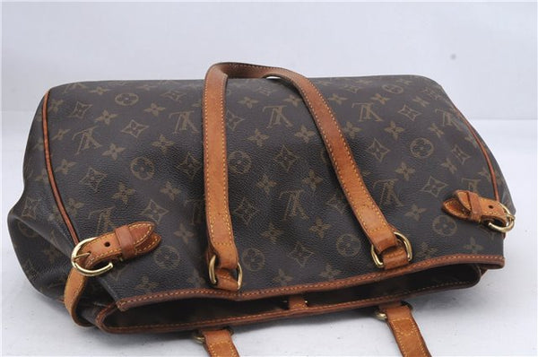 Authentic Louis Vuitton Monogram Batignolles Horizontal Tote Bag M51154 LV 6993D