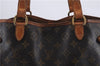 Authentic Louis Vuitton Monogram Batignolles Horizontal Tote Bag M51154 LV 6993D