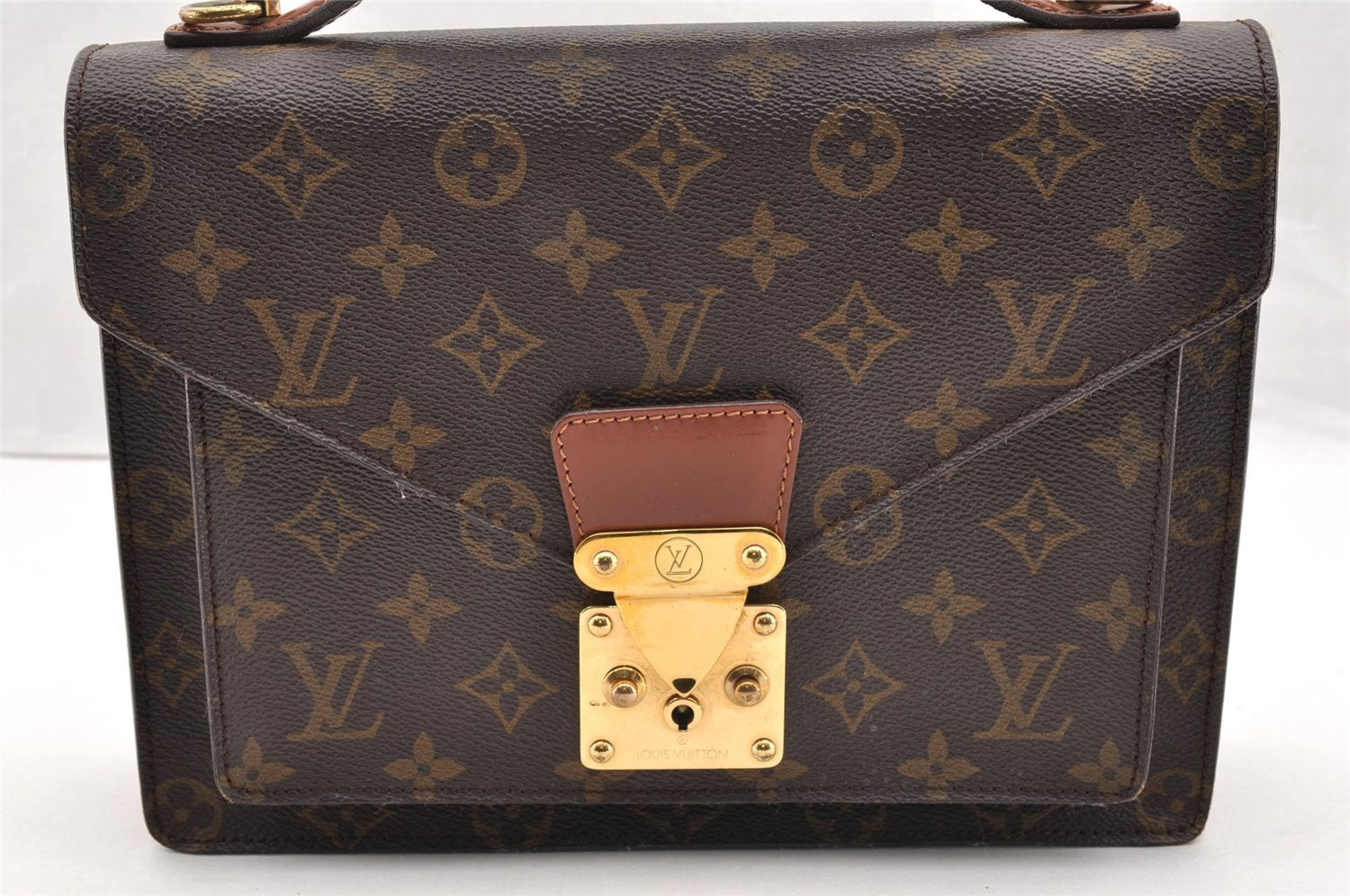Authentic Louis Vuitton Monogram Monceau 2Way Shoulder Hand Bag M51187 LV 6993I