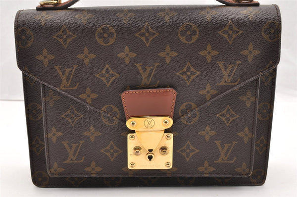 Authentic Louis Vuitton Monogram Monceau 2Way Shoulder Hand Bag M51187 LV 6993I