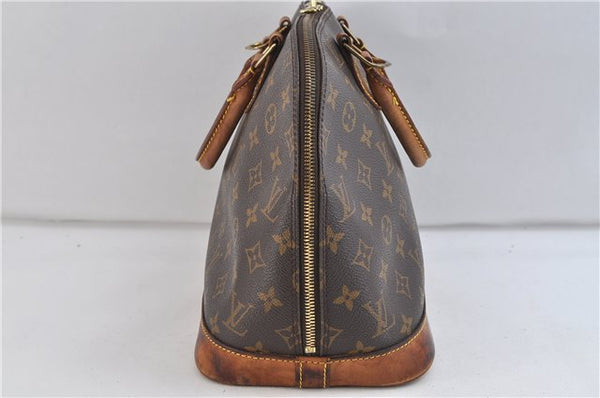 Authentic LOUIS VUITTON Monogram Alma Hand Bag Purse M51130 LV 6995C