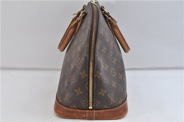 Authentic LOUIS VUITTON Monogram Alma Hand Bag Purse M51130 LV 6995C