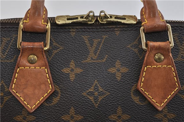 Authentic LOUIS VUITTON Monogram Alma Hand Bag Purse M51130 LV 6995C