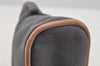 Authentic HERMES Bolide PM Vintage Pouch Purse Canvas Leather Gray 6995I