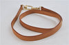 Authentic LOUIS VUITTON Leather Shoulder Strap Beige 39" LV 6996C