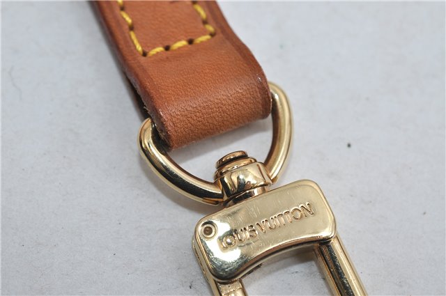 Authentic LOUIS VUITTON Leather Shoulder Strap Beige 39