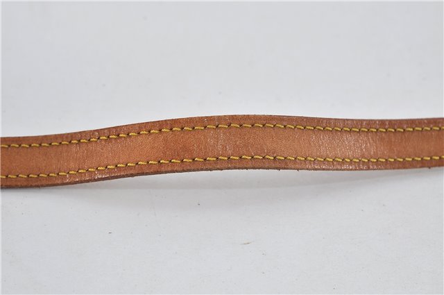 Authentic LOUIS VUITTON Leather Shoulder Strap Beige 39