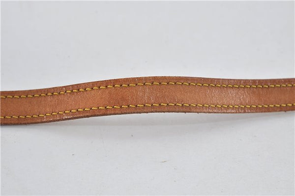 Authentic LOUIS VUITTON Leather Shoulder Strap Beige 39" LV 6996C