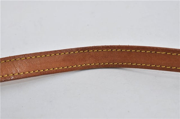 Authentic LOUIS VUITTON Leather Shoulder Strap Beige 39" LV 6996C